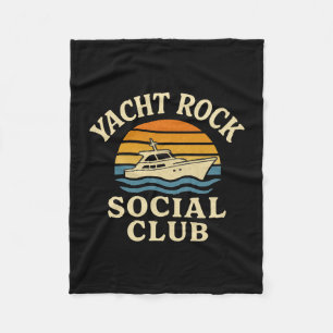 Herren Yacht Rock Sozialclub - Soft Rock Musik Fleecedecke