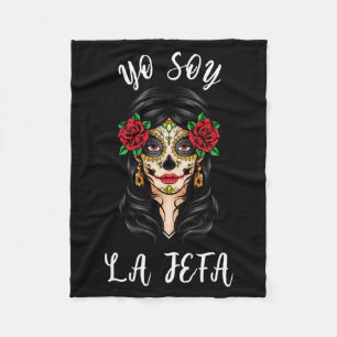 Herren Yo Soy La Jefa Dia De Los Muertos Tag Der T Fleecedecke