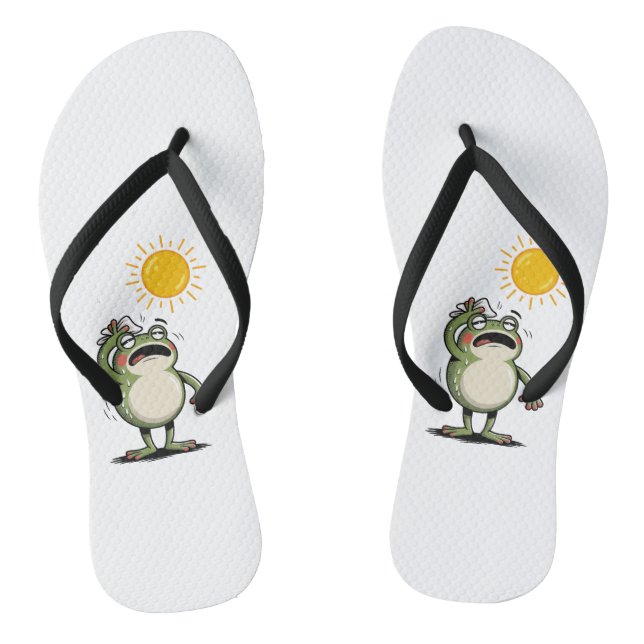 Herren Zen Frog Sunny Day Flip-Flops - Relaxed Flip Flops (Fußbett)