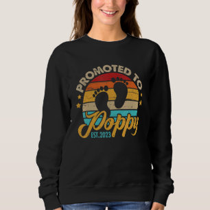 Herren zum Mohn befördert 2023 Vatertag Erster Ti Sweatshirt