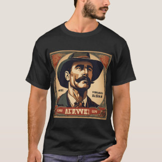 Herrenaltergeweih-Poster-T - Shirt - Classic Retro