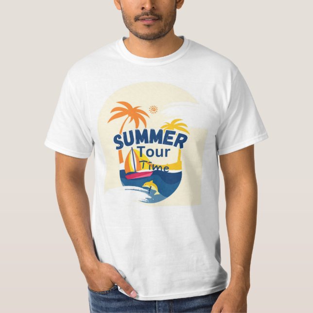 Herrendesignertrikot, Summar Tour, Hemd, Farbton T-Shirt (Vorderseite)