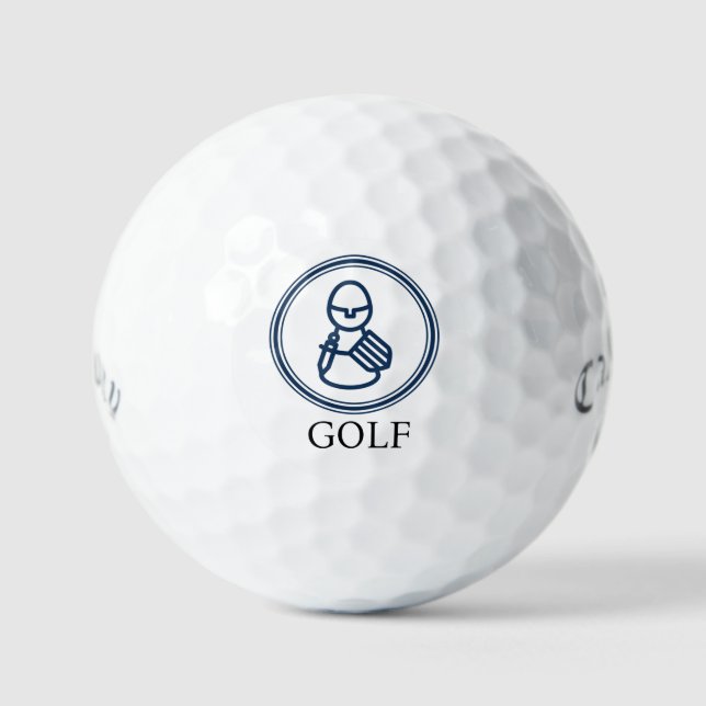 Herrengolfball Golfball (Vorderseite)
