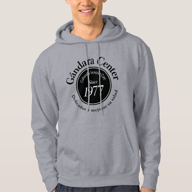 Herrengraues Sweatshirt (Vorderseite)