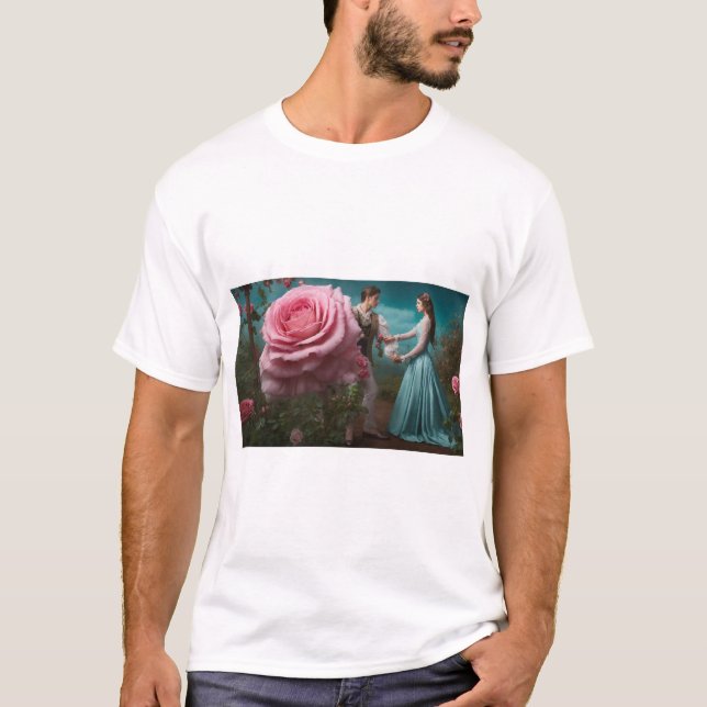 Herrenhemd romantisch T-Shirt (Vorderseite)