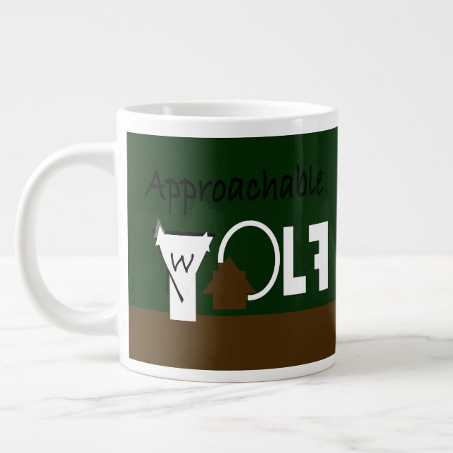 Herrennaher Wolf Tasse Ft. Grafiken von J.H.T (Links)
