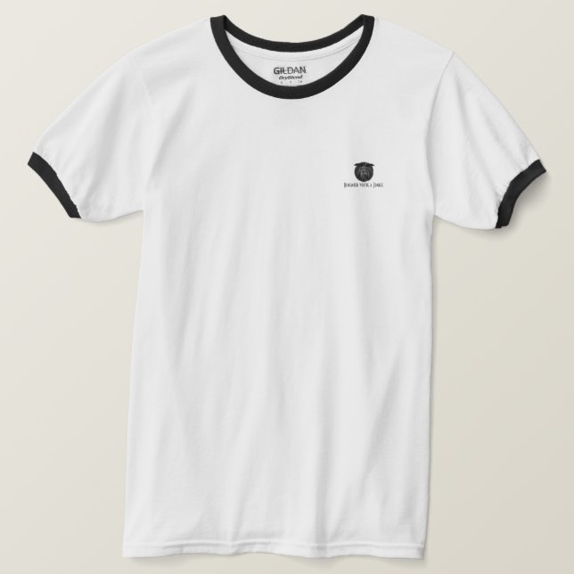 Herrenringer-Shirt cooles Design im Öko-Stil T-Shirt (Design vorne)