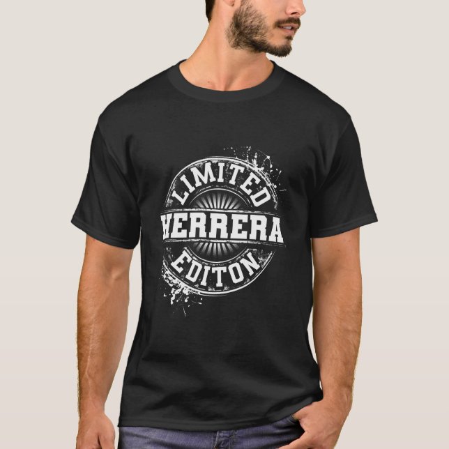 Herrera Funny Surname Familienbaum Birthday Wieder T-Shirt (Vorderseite)