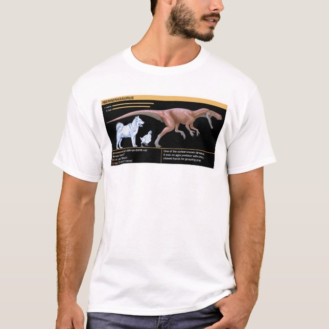 Herrerasaurus - Dinosaur Biology Jurassic T-Shirt (Vorderseite)
