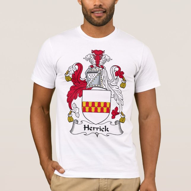 Herrick Familienwappen T-Shirt (Vorderseite)