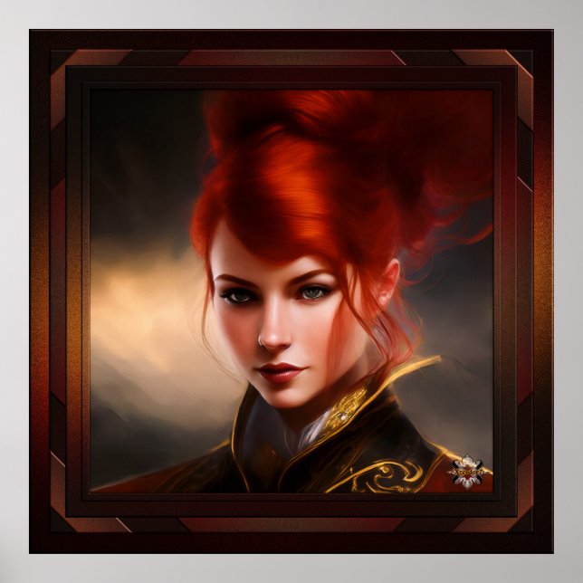 Herrin der Wind AI Concept Art von Xzendor7 Poster (Vorne)