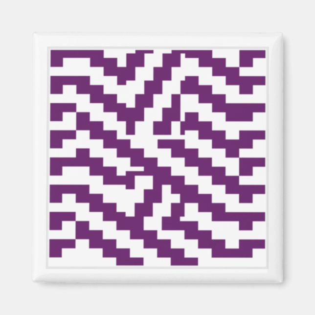 Herringbone-Ausruf Mark Magnet! Magnet (Vorne)