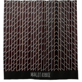 Herringbone geflochtene Flechte Beige Minimal Must Duschvorhang