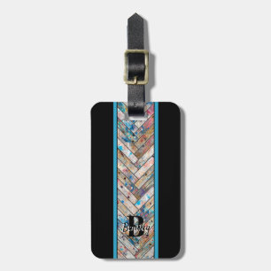 Herringbone-Lackierung Gepäckanhänger