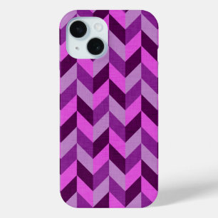 Herringknochenmuster lila Case-Mate iPhone hülle