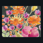 Herrliche Ansammlung - Rosa und orange Blume Puzzle<br><div class="desc">Herrliche Ansammlung II von Regina Moore. Aquarellfarbene Blume in verschiedenen Farbtönen,  vorwiegend orange und rosa.</div>