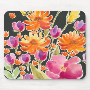 Herrliche Ansammlungs-- rosa und orange Blumen Mousepad