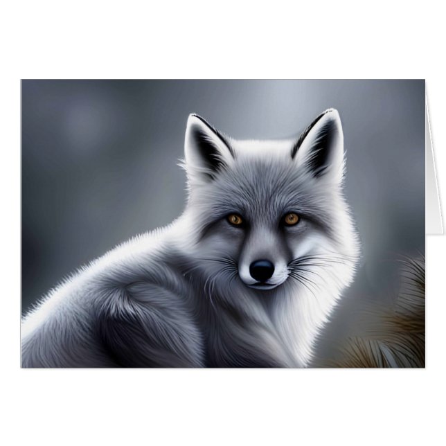 Herrliche Artic Fox Blank Innen (Vorderseite (Horizontal))