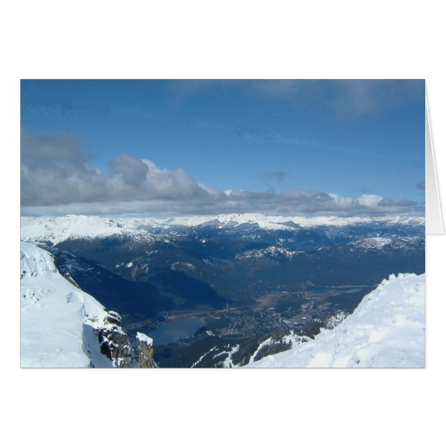 Herrliche Aussicht auf die Berge (Vorderseite (Horizontal))