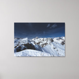 Herrliche Aussicht vom Berg Viševnik, Slowenien Leinwanddruck
