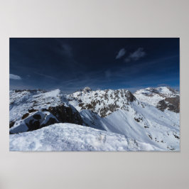 Herrliche Aussicht vom Berg Viševnik, Slowenien Poster