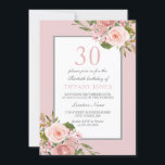 Herrliche Blume Frauen 30. Geburtstag Party einlad Einladung<br><div class="desc">Herrliche Blume Frauen 30. Geburtstag Party Einladung Sehen Matching Kollektion im Store</div>