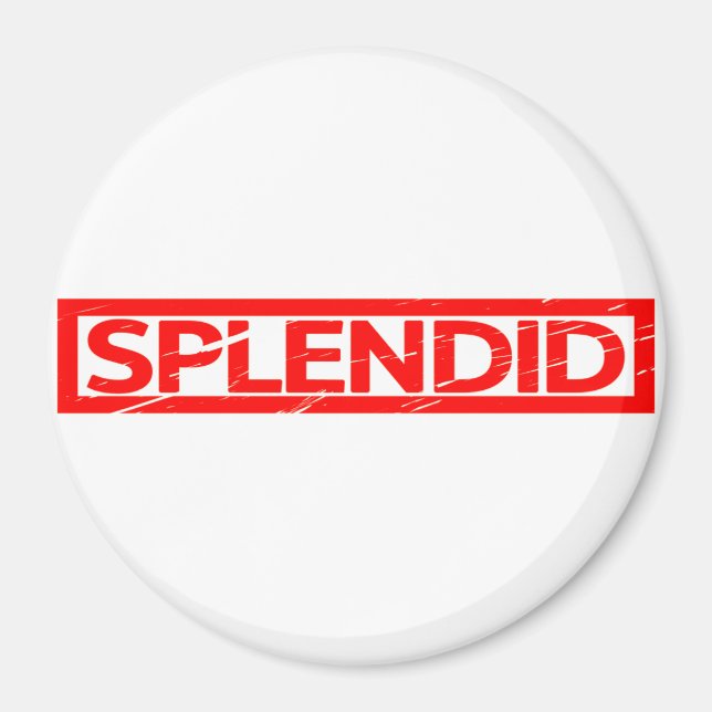 Herrliche Briefmarke Magnet (Vorne)