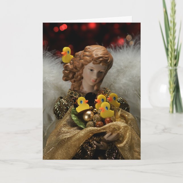 Herrliche Ducklings! Feiertagskarte (Vorderseite)