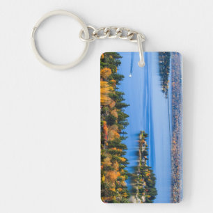 Herrliche Farben des Falles bei Bellevue Schlüsselanhänger