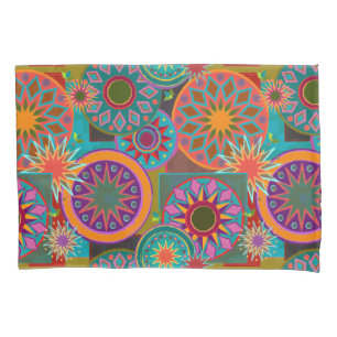 Herrliche farbenfrohe Exotic Pillowcase Kissenbezug