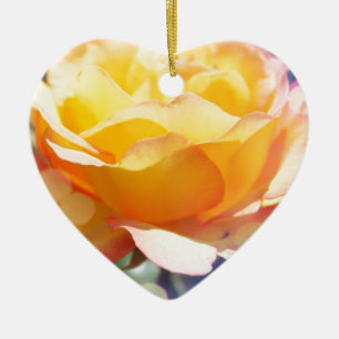 Herrliche gelbe Rosenrose Blume. Blumenfotografie. Keramik Ornament