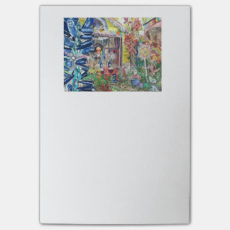 Herrliche große Bowlings-Haus-Malerei-Post-It Post-it Klebezettel