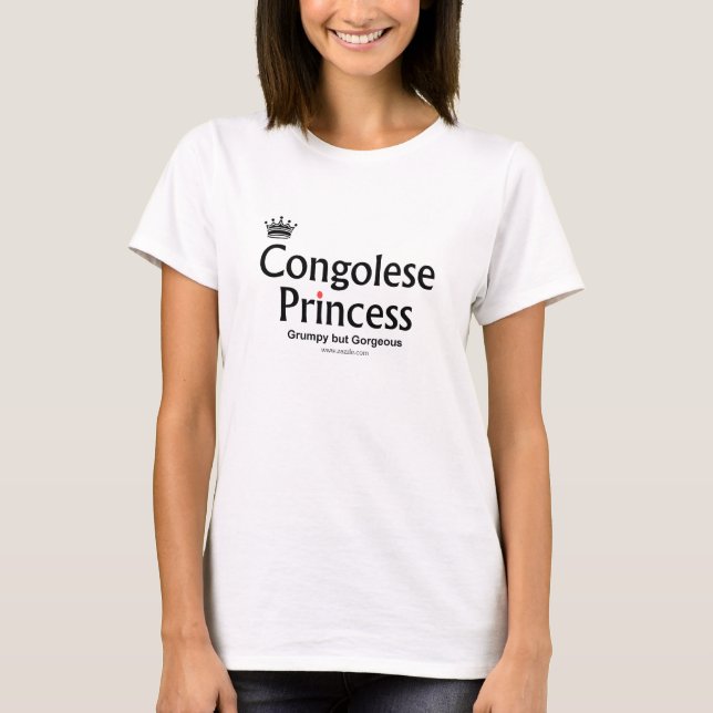 Herrliche kongolesische Prinzessin T-Shirt (Vorderseite)