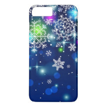 herrliche mehrfarbige Schneeflocken