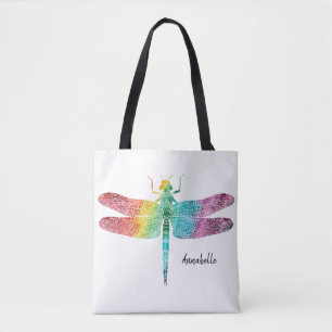 Herrliche Regenbogenwatercolor-Libelle