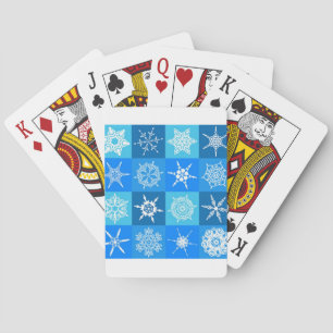 HERRLICHE SCHNEEFLOCKEN SPIELKARTEN