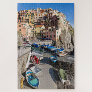 Herrliche Sicht auf Manarola, Cinque Terre, Italie Puzzle