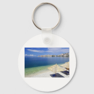 HERRLICHE STRAND-ANSICHT SCHLÜSSELANHÄNGER