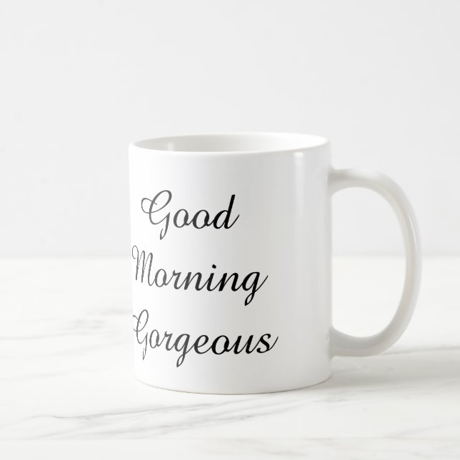 Herrliche Tasse des gutenmorgens (Rechts)