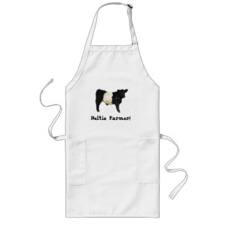 Herrlicher Galloway Steer Cutout Beltie Farm Lange Schürze