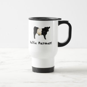 Herrlicher Galloway Steer Cutout Beltie Farm Reisebecher
