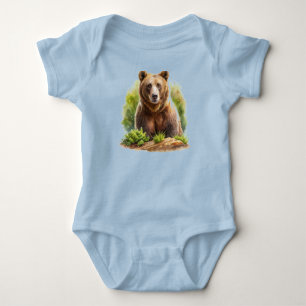 Herrlicher Riese des Waldes. Baby Strampler