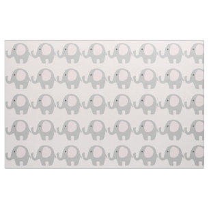 Herrlicher rosa Baby-Elefant Stoff