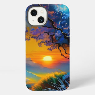 Herrlicher Sonnenaufgang über dem Teich iPhone 13 Hülle