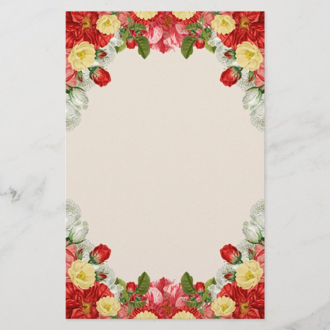 Herrlicher Vintager viktorianischer englischer Briefpapier (Vorderseite)