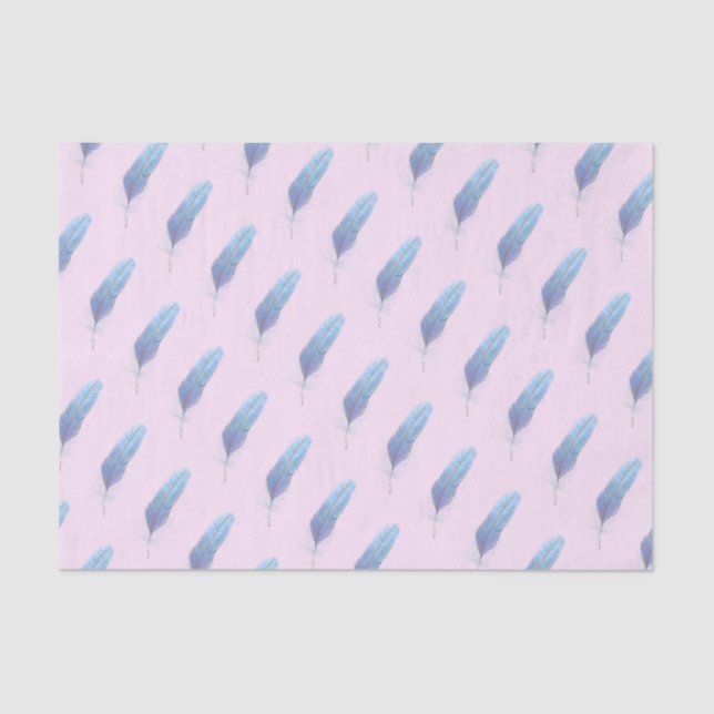 Herrliches Feder-Seidenpapier Seidenpapier (Vorderseite)