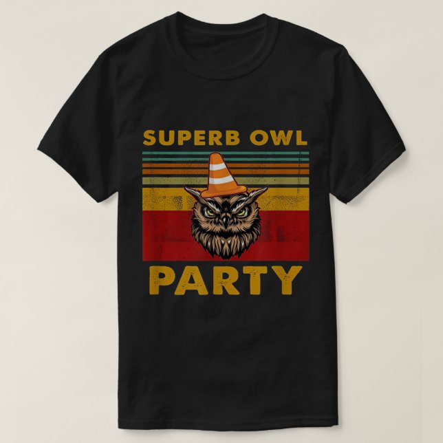 Herrliches Owl-Party, was wir in der Schatten-Klas T-Shirt (Design vorne)