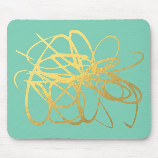 Herrliches schwarzes Gold Mousepadf für Ihr Büro Mousepad (Vorne)