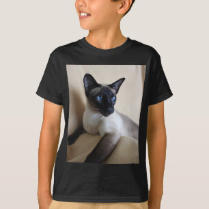 Herrliches siamesische Katzen-Gesicht T-Shirt