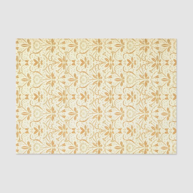 Herrliches Vintages Muster Seidenpapier (Vorderseite)